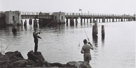 photo: fishing, near swansea bridge